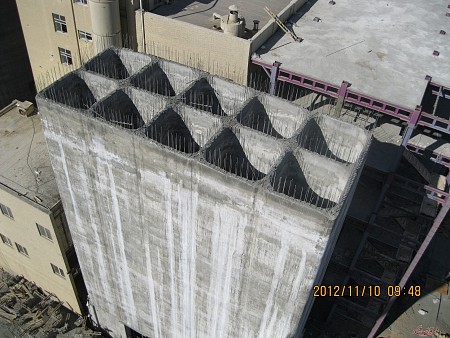 پروژه ساخت سیلوی ذخیره آرد کارخانه آرد روشن یزد