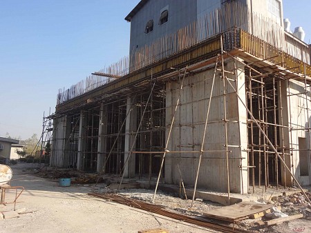 پروژه ساخت سیلوی ذخیره آرد کارخانه آرد گیلان خوشه