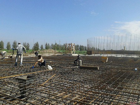 پروژه ساخت سیلوی ذخیره گندم کارخانه آرد اترک حاجیلر قلعه
