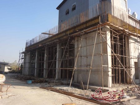 پروژه ساخت سیلوی ذخیره آرد کارخانه آرد گیلان خوشه