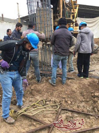پروژه ساخت سیلوی ذخیره گندم کارخانه آرد شریف گالیکش