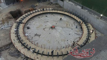 پروژه ساخت سیلوی ذخیره گندم نم کارخانه آرد شریف گالیکش